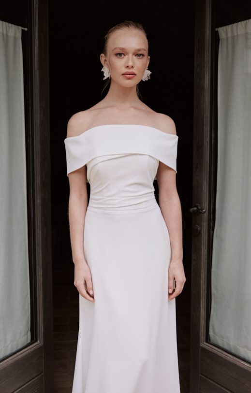 Le Rina - Agnetta Kleid 2 Le Rina Agnetta Kleid Standesamt Brautkleid Saarland